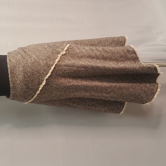 DKNY VTG Tweed Wool Asymetrical Skirt Size 12 - Picture 7 of 13